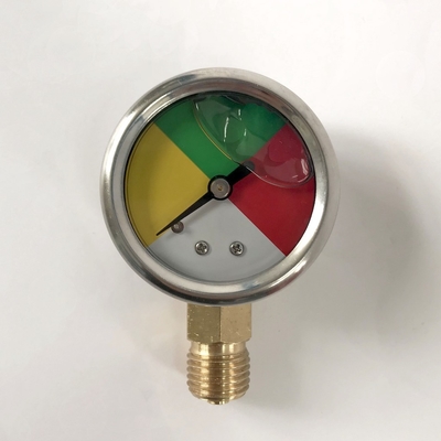 De glycerine 2 Duimbodem zet van de het Blokwijzerplaat van de Drukmaat Manometer 40mm op