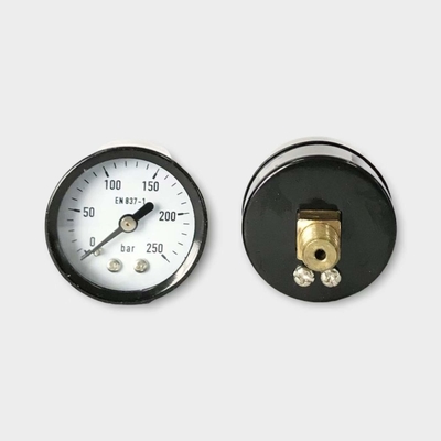 40mm van de Maat 250 Bar van de Nutsdruk van het het Staalgeval de Manometer van Hydronic