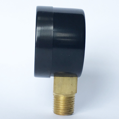 Geschilderd Staalgeval 40mm Vacuümdrukmaat 30mm InHg 100 Kpa-Messing Internals